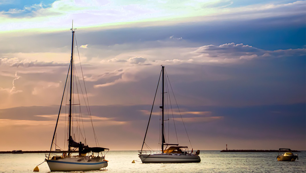 Atardecer en puerto